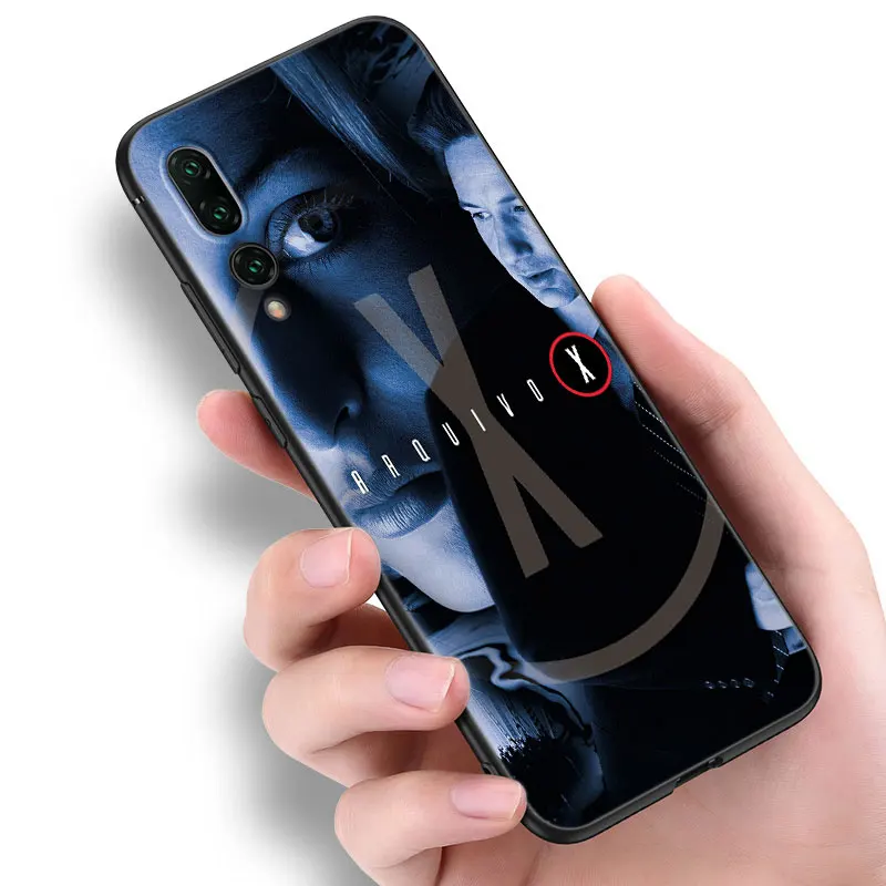 The X Files Tv Show Black Silicone Phone Case For Huawei P10 P20 P30 P40 Lite P50 P60 Art P50E P Smart Z 2018 2020 2021 Pro 2019