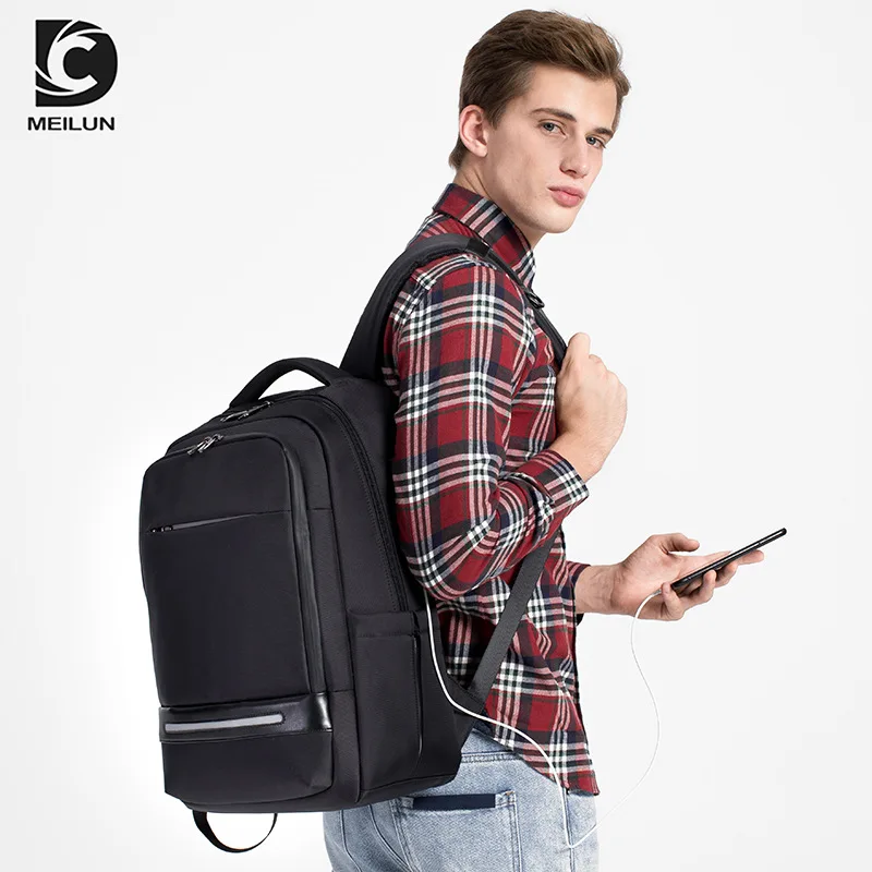 Business Backpack Laptop Travel Casual Outdoor Sport Oxford Man Multifunctional Bags USB Charging Waterproof Notebook Backpacks