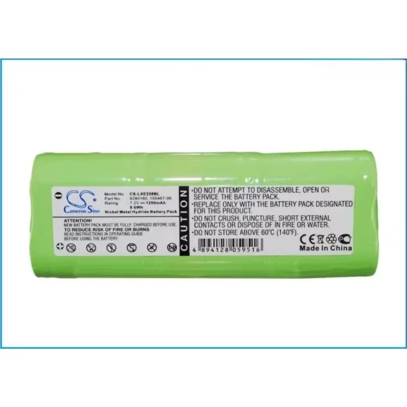 

7.2V 1200mAh Barcode Scanner Battery ICP663450M for Honeywell/LXE 2280 2285 2286, For LXE 2080 LX22C2-D LX22H1-A/D/G +TOOL