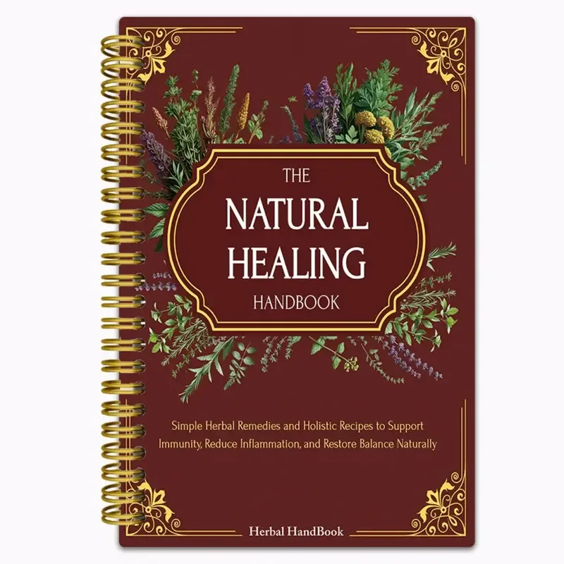 Nuevo Guía de Curación Natural con Hierbas, Recetas Paso a Paso para Mejorar la Salud del Corazón, la Presión Arterial y la Concentración.