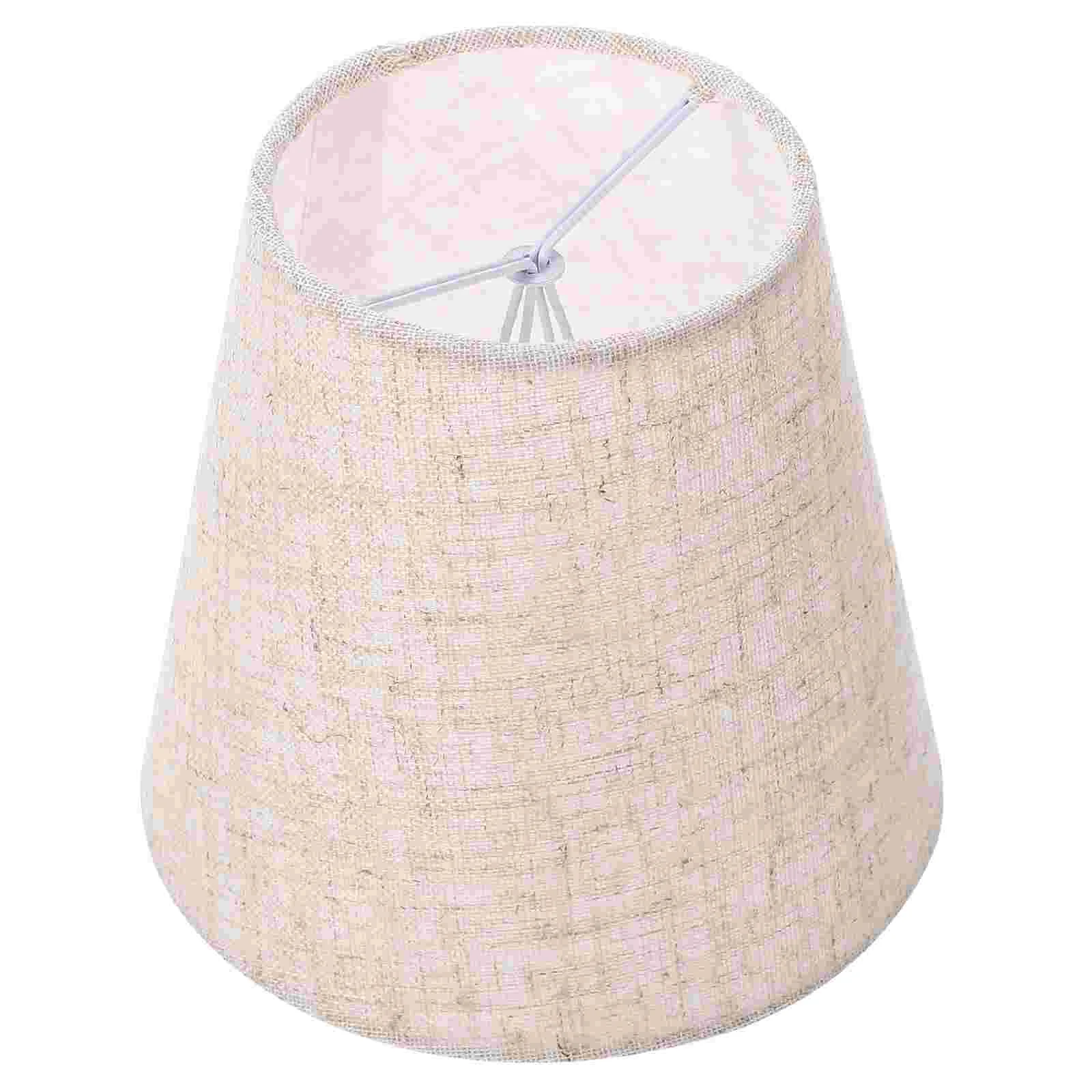 

Bell Lamp Shades Clamped Bubble Fabric Lampshade Chandelier Ceiling Replacement Gold Pendant Light