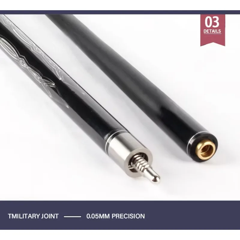 

2025Lightweight Carbon Fiber Snooker Cue for Chinese 8-Ball Pool, Professional Version