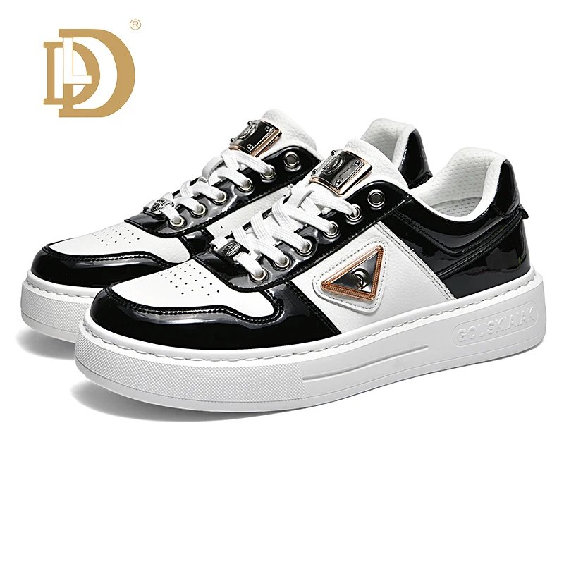 

Dilideng мужские высококачественные легкие модные дышащие низкие кеды всесезонные нескользящие повседневные кожаные Upaded