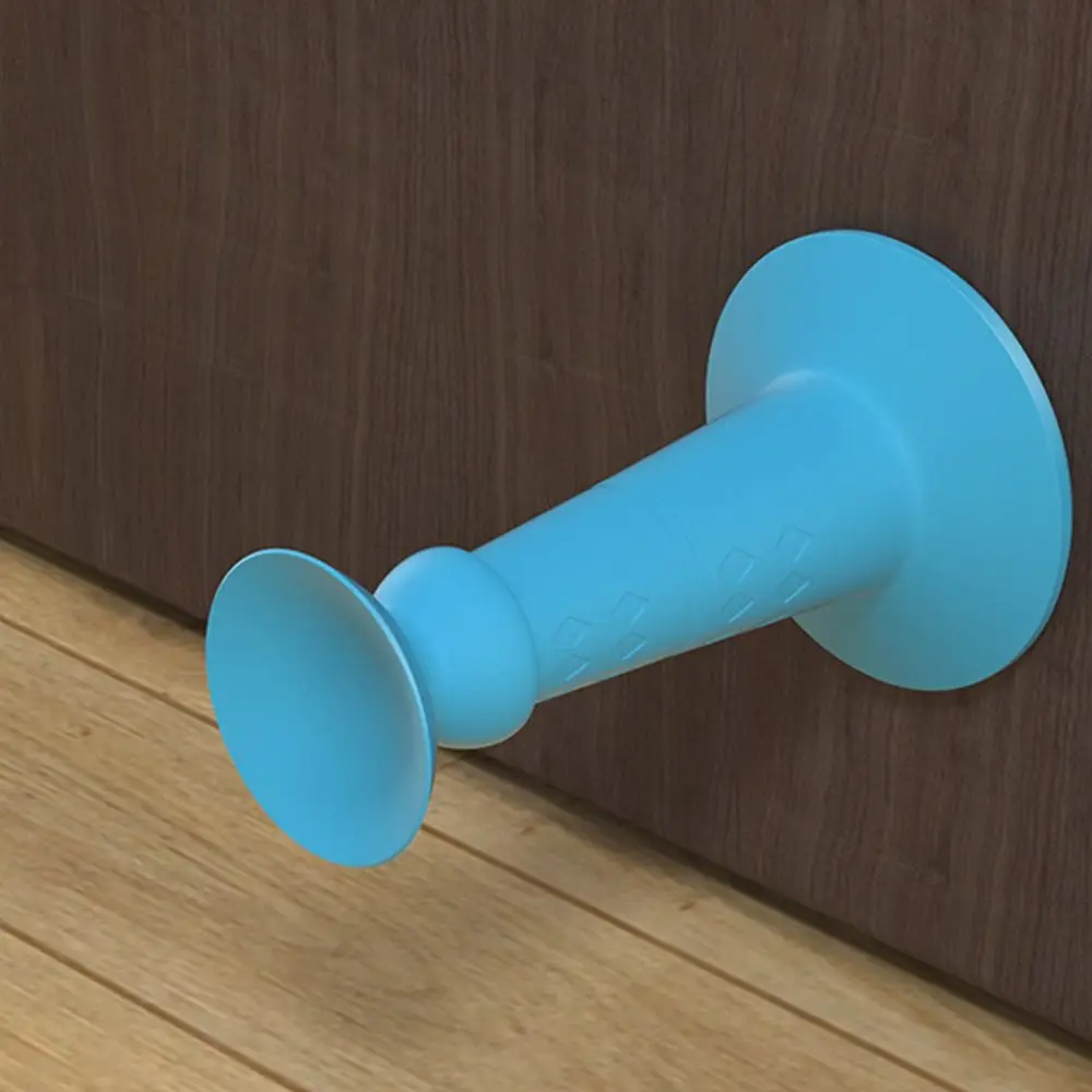 Mute Non-punch Hidden Door Rear Retainer Door Buckle Silicone Door Suction Door Holder Wall Protector Door Stopper