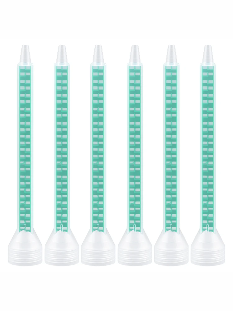 10/20/30/Pcs Square Static Mixing Nozzle Epoxy Mixing Nozzle FMQ08-24 Mixing Tube for AB Glue Gun Manual Applicator