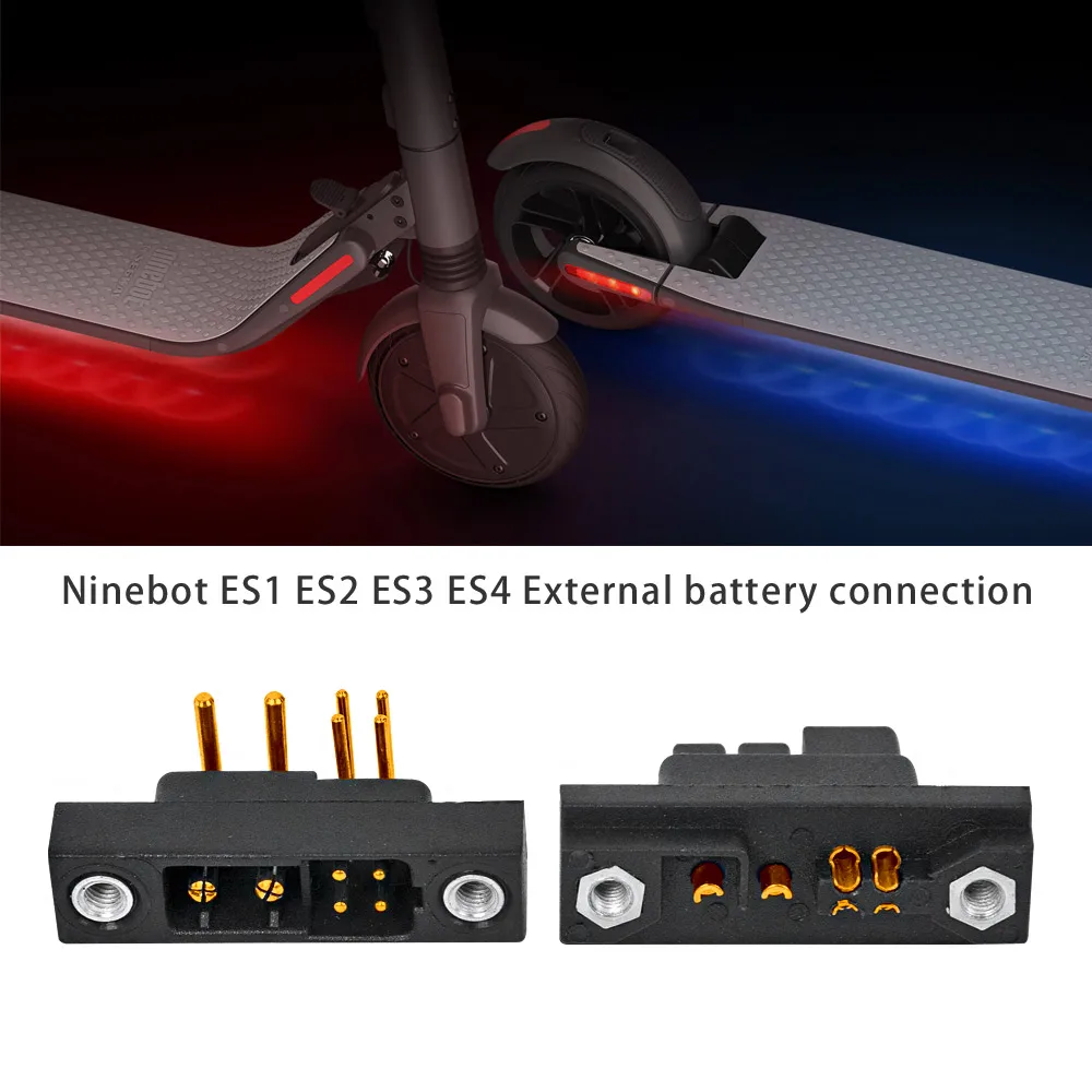 Circuits Dashboard Control Board Outlet Socket Parts For Segway Ninebot ES1/ES2/ES3/ES4 External Battery Connector link Socket