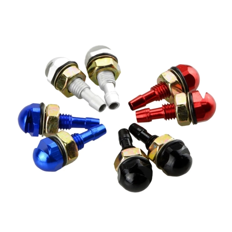 D5BE Universal Front Windshield Wiper Arm Washer Nozzle Jets Sprayer Set For Most Model Car SUV Repalcement