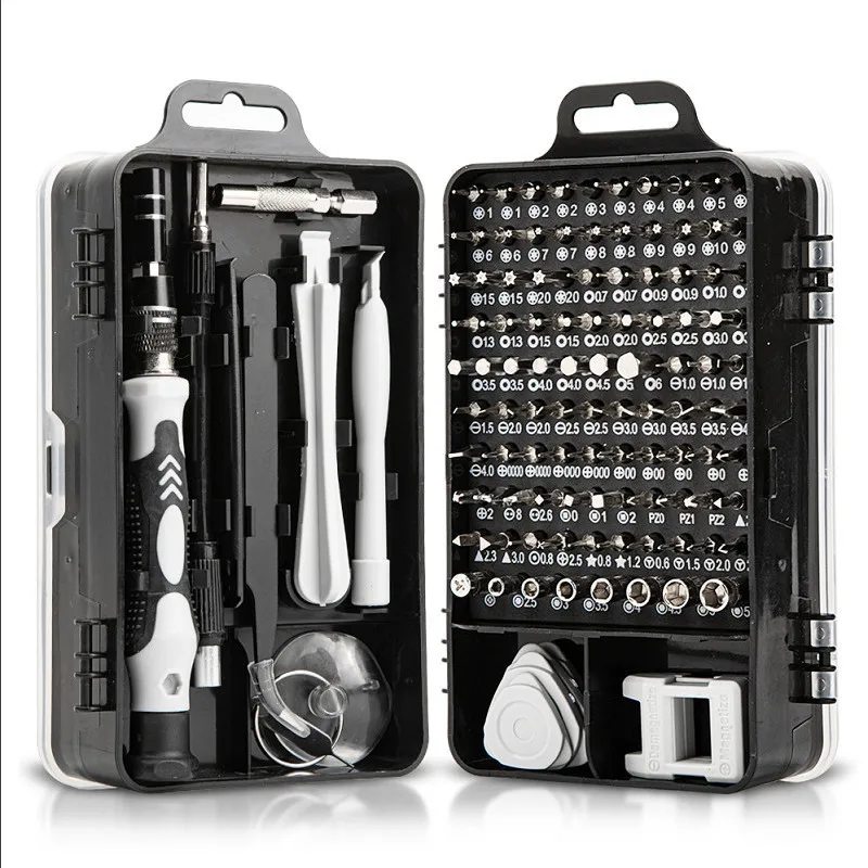 ​115 in 1 Screwdriver Set, Precision Repair Tool Kit for Mobile Phone, Computer, Watch, Laptop, Glasses