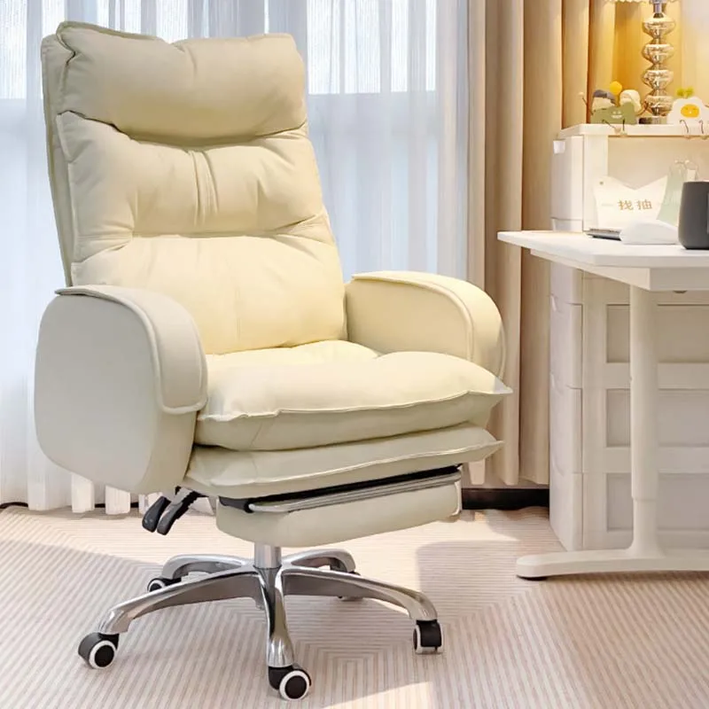 Computer Rotating Office Chair Support Rotating Luxairy Modern Rolling Designer Chair Mobile Comfy Silla Oficina Cute Furniture