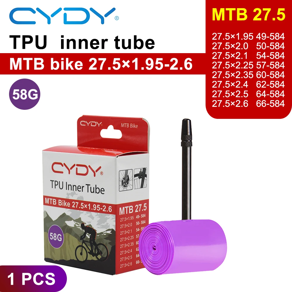 CYDY TPU MTB Fahrradschlauch 29 26 27.5 29x1.95 2.0 2.1 2.2 2.3 2.4 2.5 2.6 Zoll Mountainbike-Reifen Pneu 29er