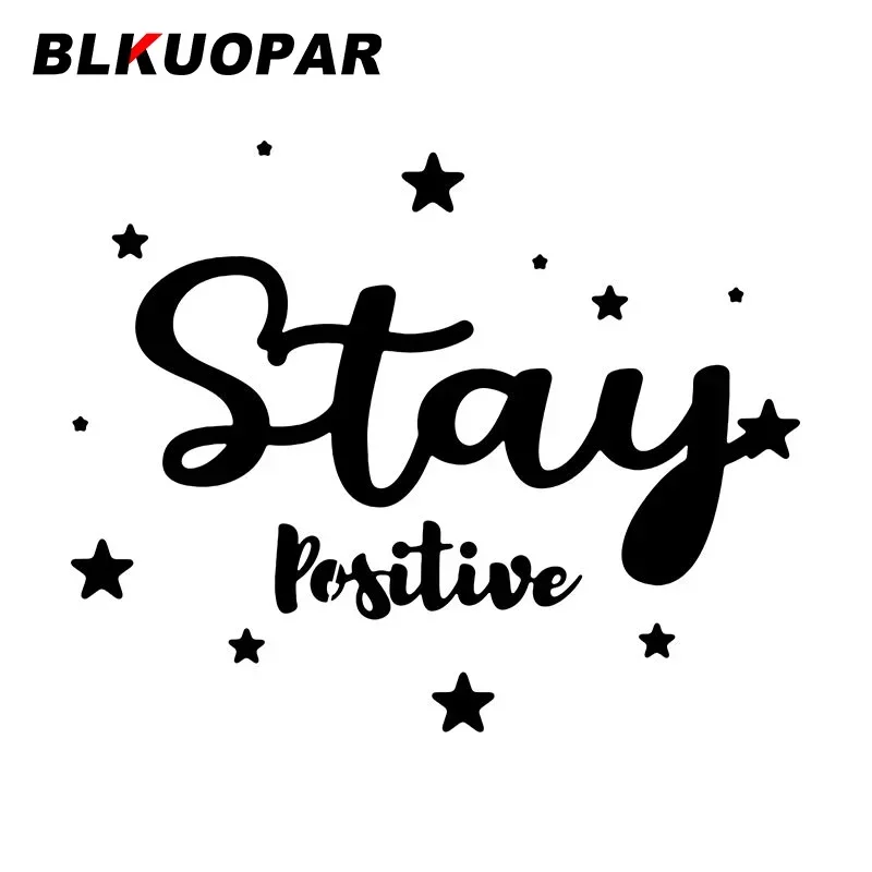 BLKUOPAR البقاء عبارة ملصقات السيارات الليزر الفينيل شخصية JDM ملصق مائي واقية من الشمس الوفير ويندوز الديكور قافلة حامي السيارة
