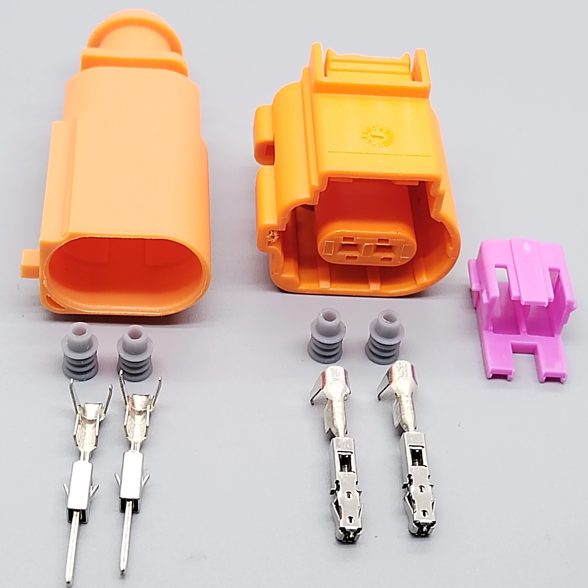 shhworldsea 2 Pin 6X0973802C Auto Ignition Coil Sealed Wire Socket 1-966701-4 1.5 Series Car Water Temperature Sensor Plug