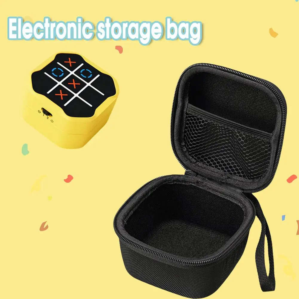 3-in-1 Handheld Puzzle Game Bag For GiiKER Tic Tac Toe Electronic Storage Bag All Round Store Protection