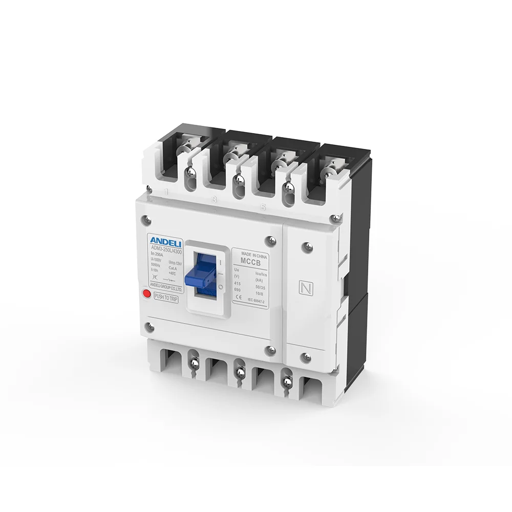 Picture 5: Moulded Case Circuit Breaker 250A AC 50/60Hz 50kA Breaking Capacity 12kV 400/690V Model ADM3-250L-4300