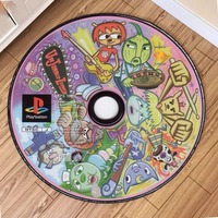 Cartoon Game Disc Round Mat Floor Boy Gift Soft Perfect Carpet Bathroom Bedroom Kitchen Living Room Ideal and Home Rugs Decor