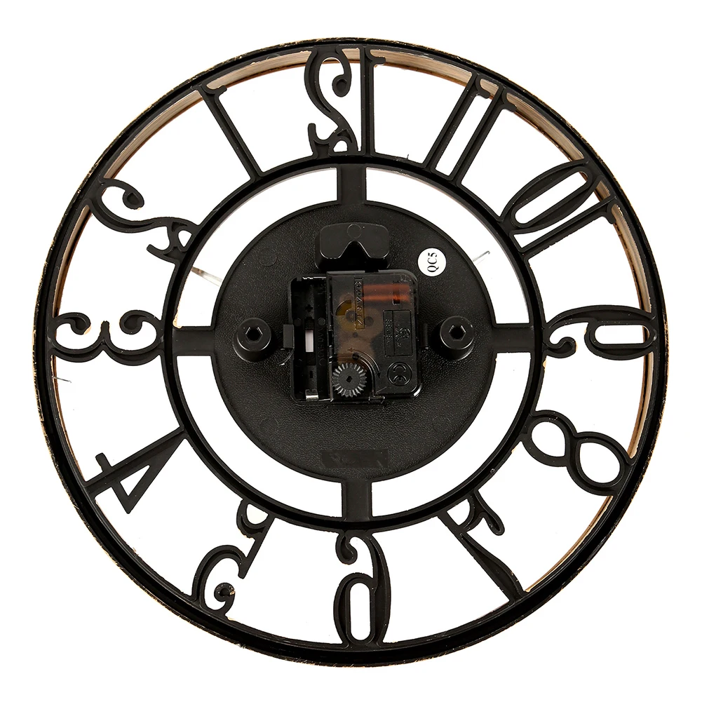 Decorative Battery Operated Clock Vintage Style Non-Ticking Clock 11in Battery Operated Clock Easy-to-Read for dial Home