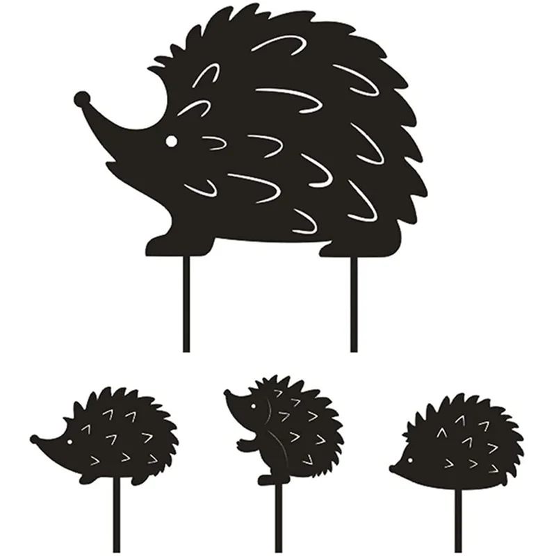 CMHI-Decorative Garden Outdoor Metal Chicken Yard Art Garden Metal Statues Decoration Garden Lawn Pathway Sidewalk Garden Black