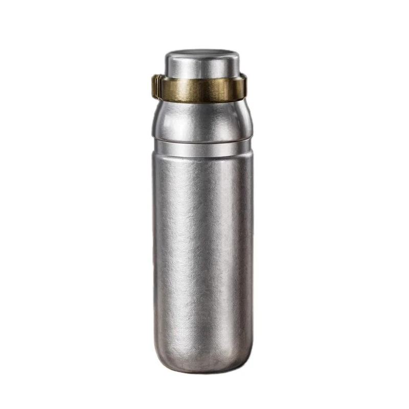 

Magnetic titanium cup Pure titanium thermos cup Tea making tea stewing cup 26 water cup High value gift High-end cup