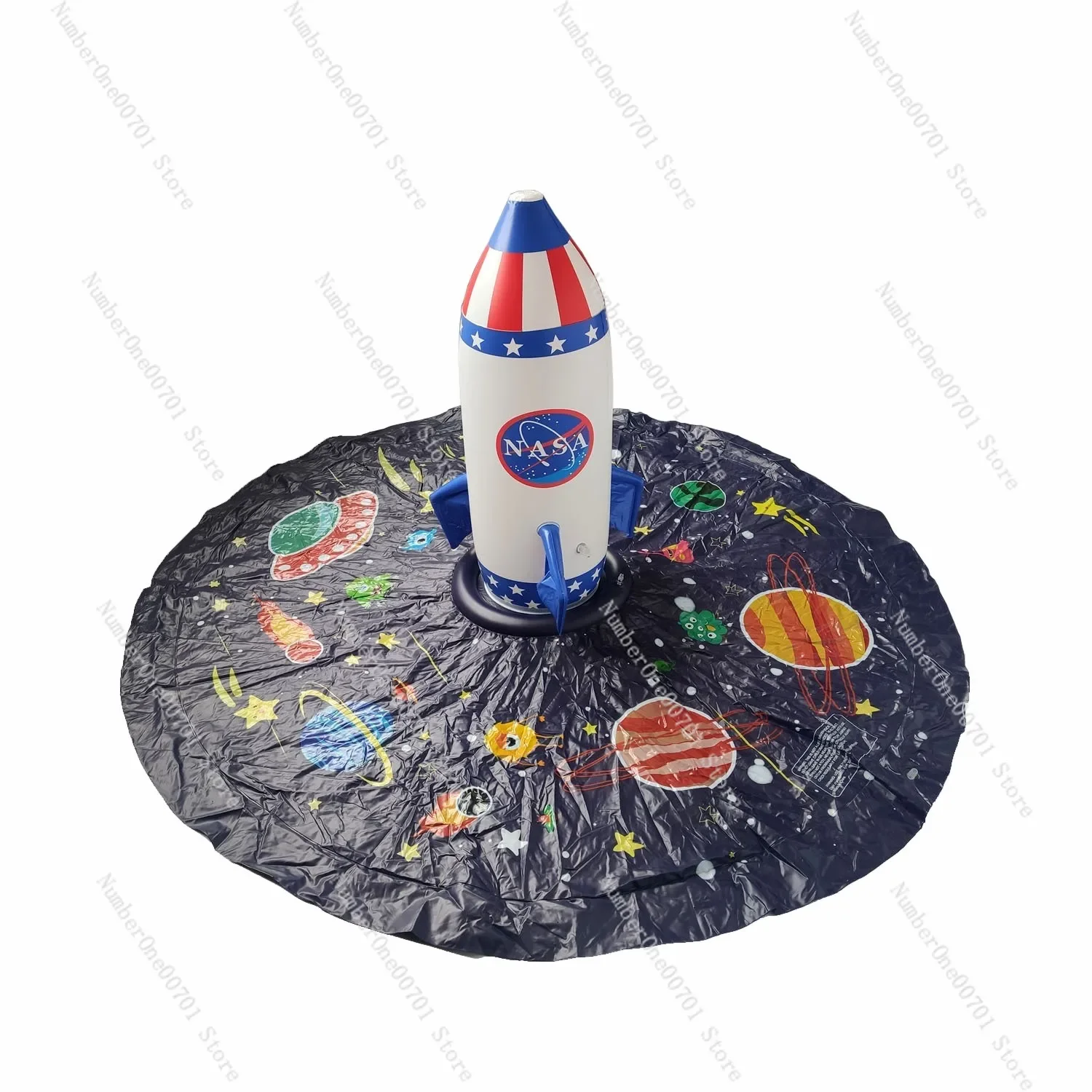 Outdoor Yard Children Play Water Sprinkler Children Inflatable Kweichow Moutai Water Spray Rocket