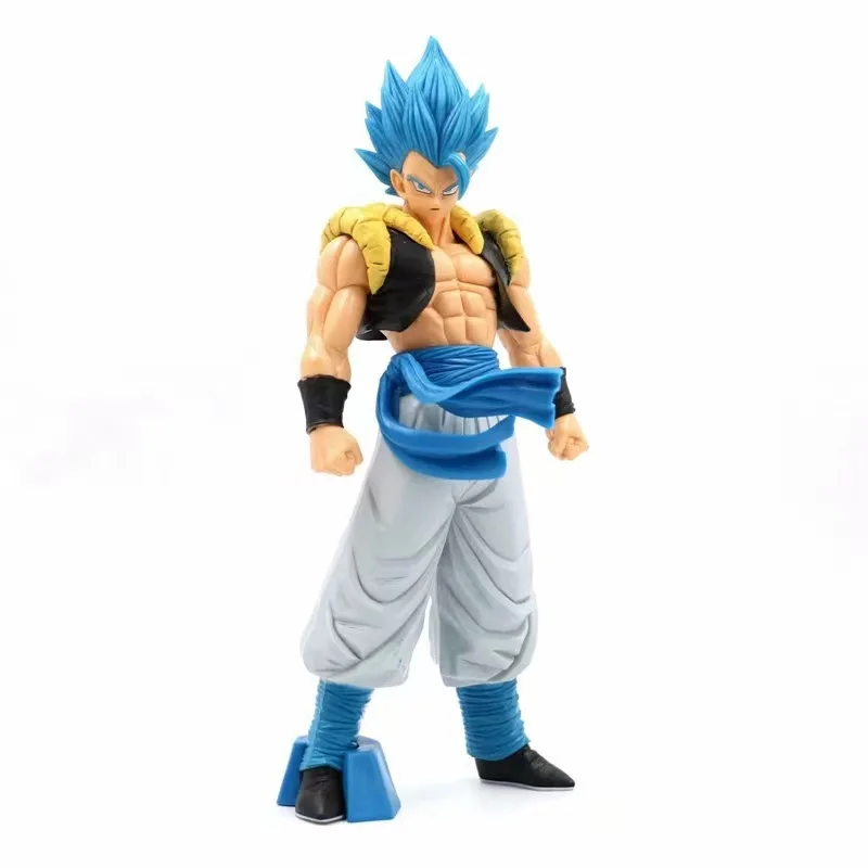 Figura de acción de Seven Dragon Ball Goku, modelo Super Saiyan Gokibebiget, figura de anime de cómic danificado con batalla, accesorio periférico