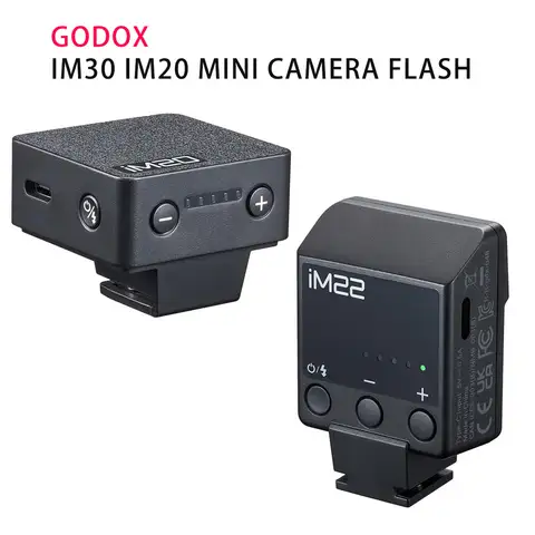 Godox iM30 iM20 Mini Camera Flash for Canon Fuji f1-230 Sony zv1 zve10 Ricoh gr3 Nikon Panasonic Olympus Pentax Most SLR Cameras