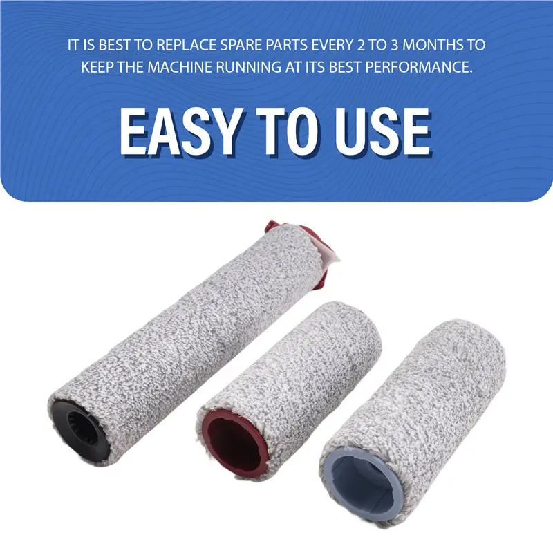 ABXF-For Roborock Dyad Pro / A10 Ultra Cordless Vacuum Cleaner Roller Soft Brush Accessories