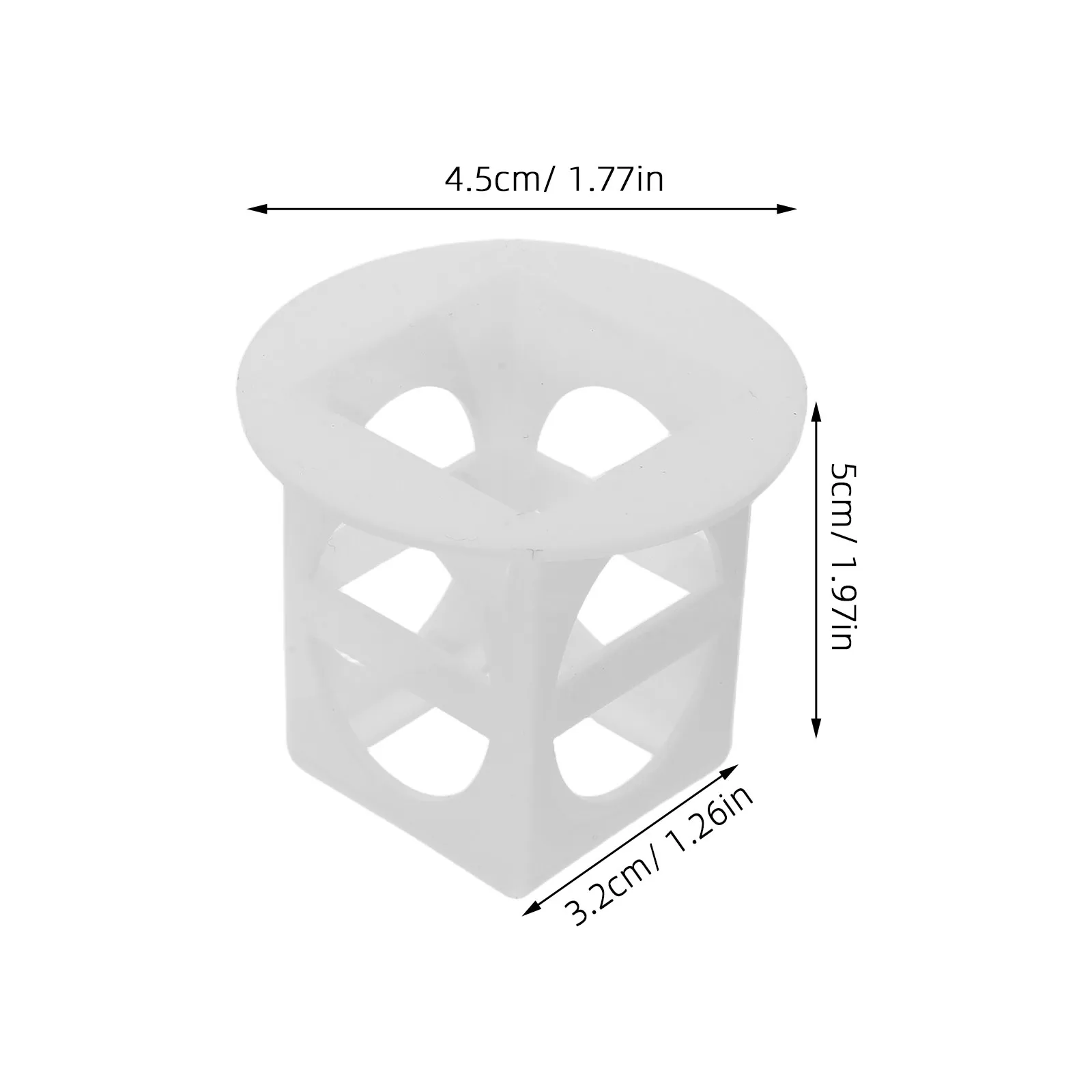 10Pcs Plastic Hydroponic Growing Baskets for Basil Strawberries Indoor Hydroponics System Grow Containers Replacement Hydroponic