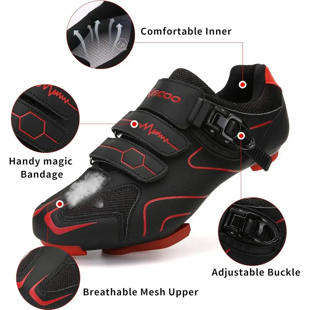 Unisex Cycling Shoes Compatible with pelaton Indoor Road Bike Riding Shoes for Men and Women Delta Cleats Clip Outdoor Pedal