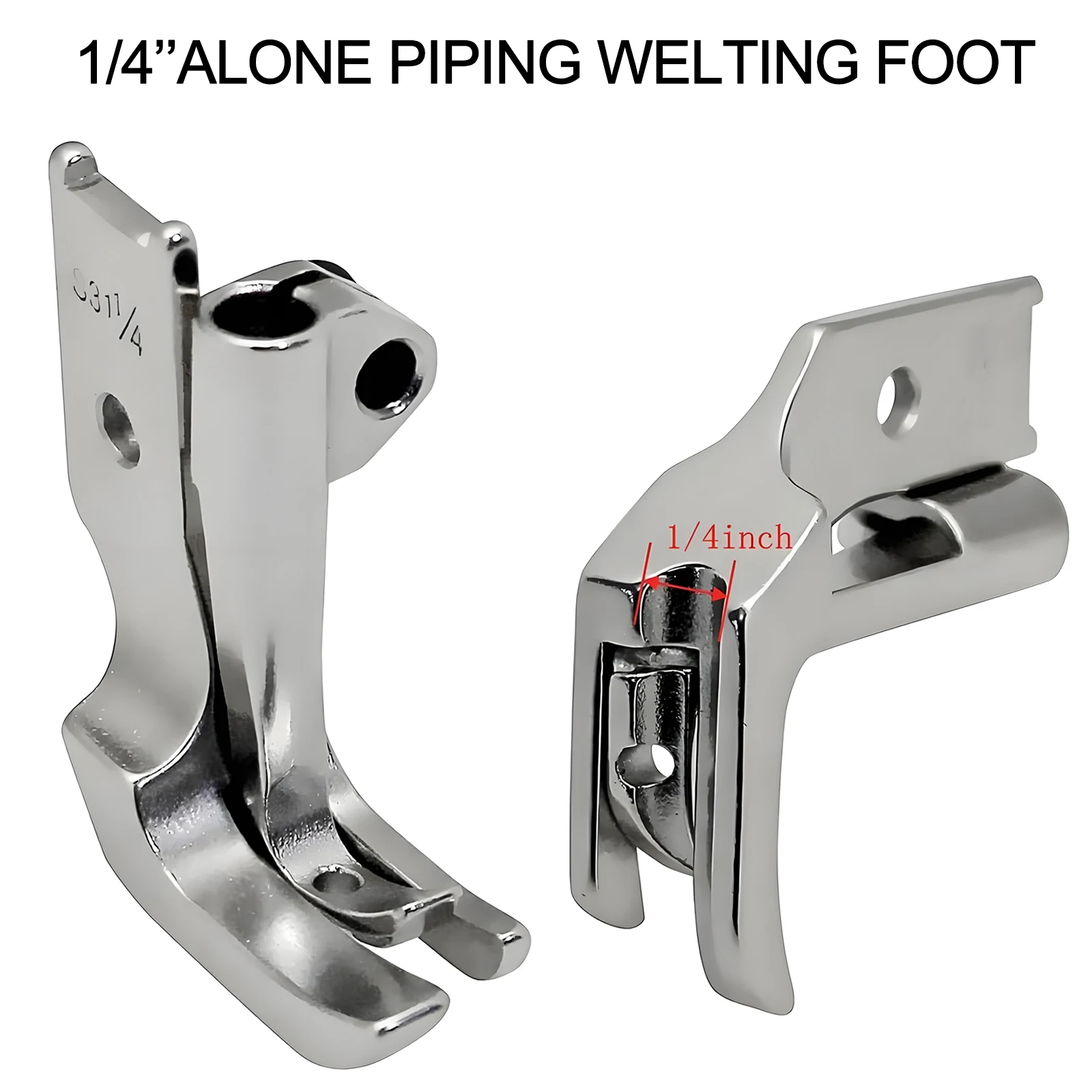 6Set Piping Walking Presser Foot Fit For Consew 206RB 225 226R JUKI LU-562/563/1508 Single Needle Sewing Machine Accessories