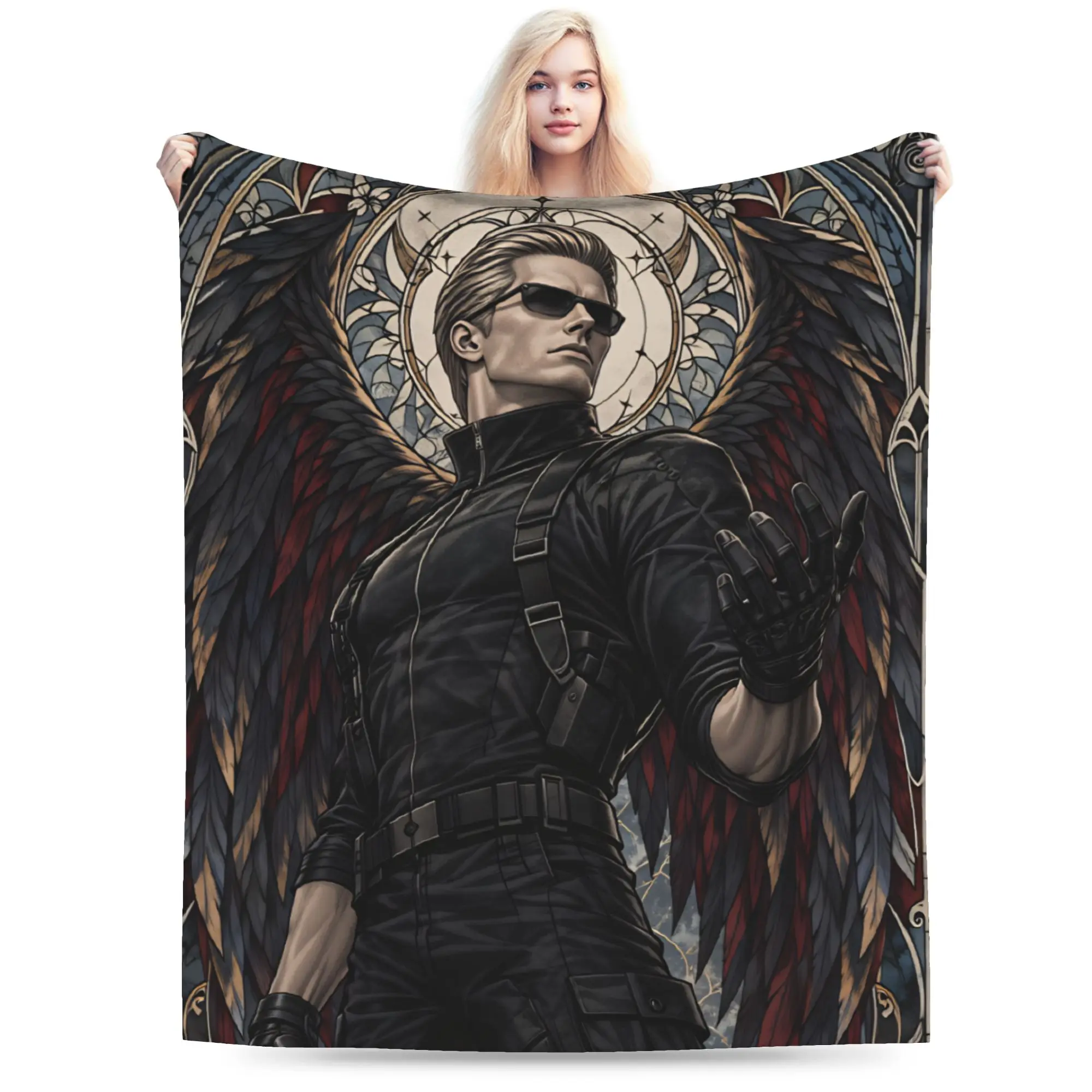 Albert Weskers  Blanket Quality Warm Soft  Throw Blanket Autumn Kids Adult Couch Chair Sofa Bed Aesthetic Bedspread