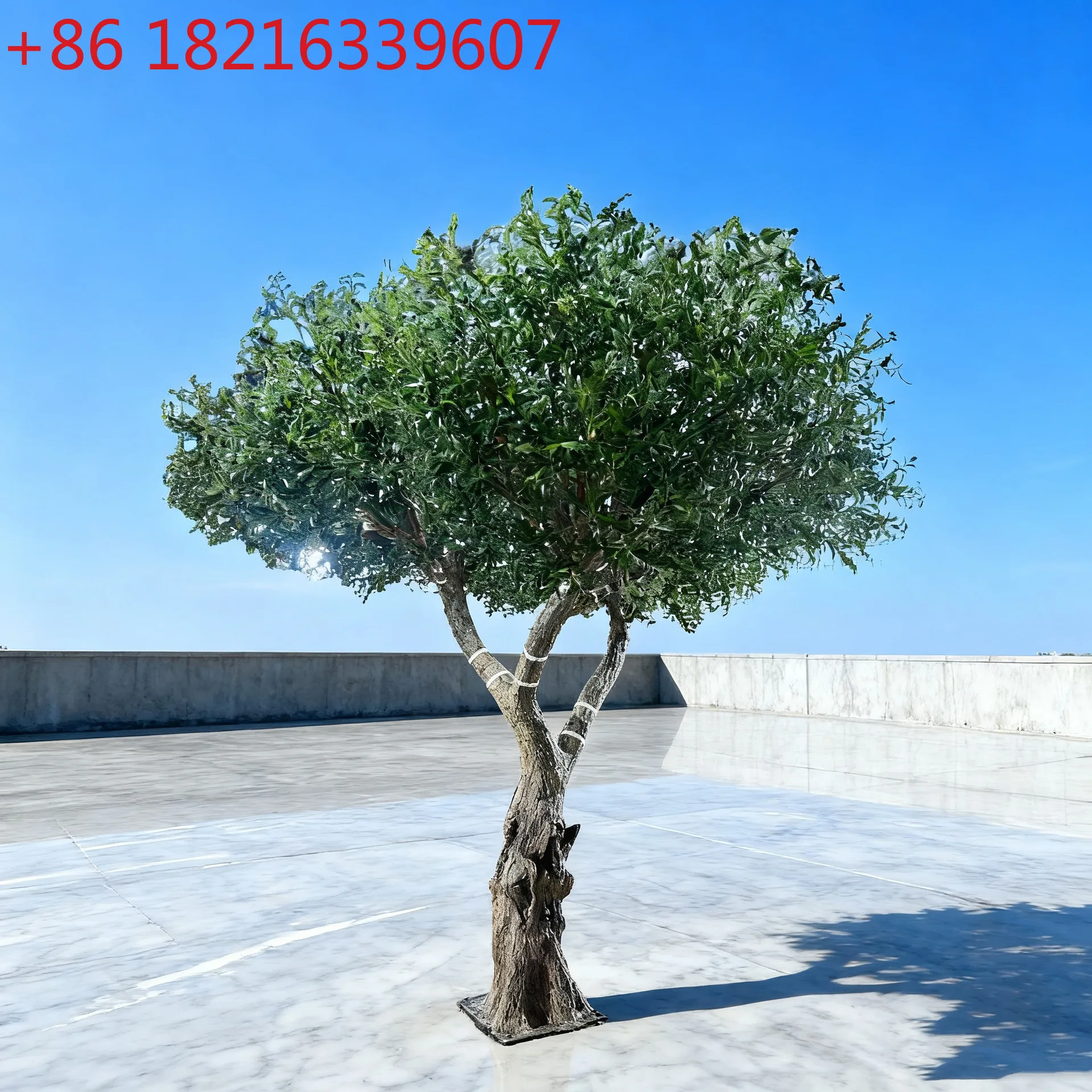 

Artificial simulation large olive tree indoor shopping mall restaurant decoration ornament fiberglass simulation olive tree