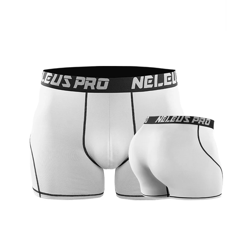 Collant da corsa corti a compressione da uomo Leggings sportivi da palestra ad asciugatura rapida da uomo Pantaloncini da corsa Pantaloncini