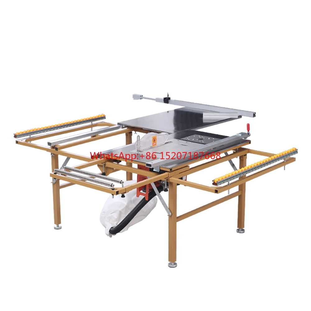 Multi-Functional Precision Sliding Table Saw+ Automatic Wood Cutting Panel Saw+Mini Edge Banding Machine Machine