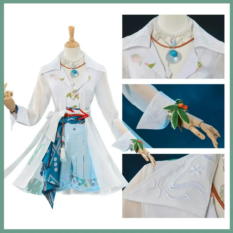 

Игра Identity VJoseph Former Count Desaulniers Косплей Костюм Фотограф Летняя Униформа Парик Мужской Костюм на Хэллоуин 5f 5ftu^