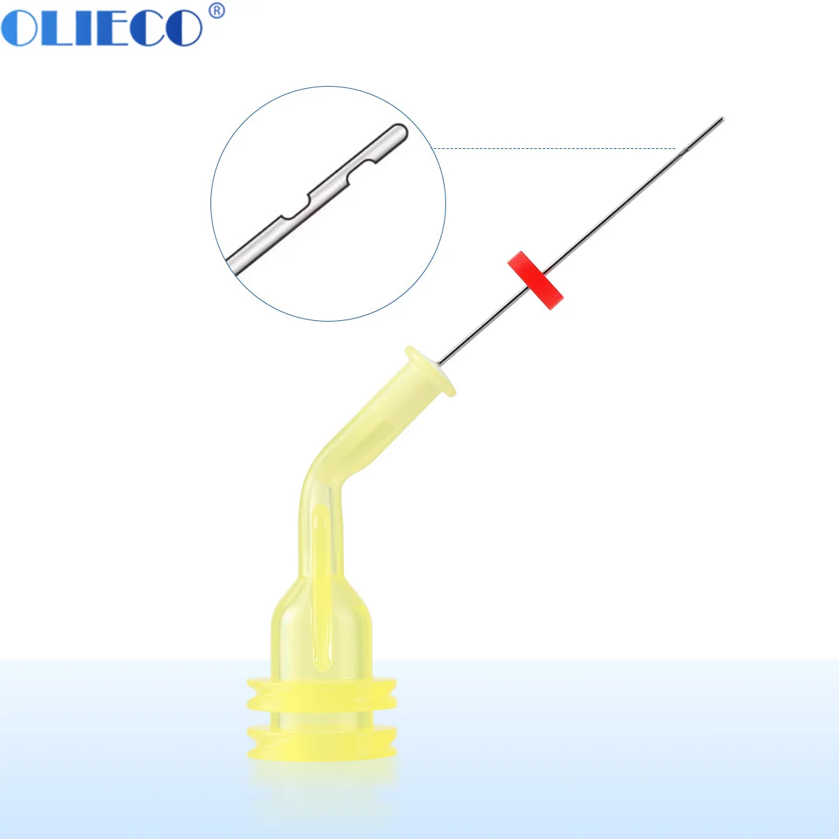 

20Pcs/Box Dental Irrigation Endo Needle Double Side Hole Diameter of 0.3 MM for Posterior/Front Teeth Dentistry Material