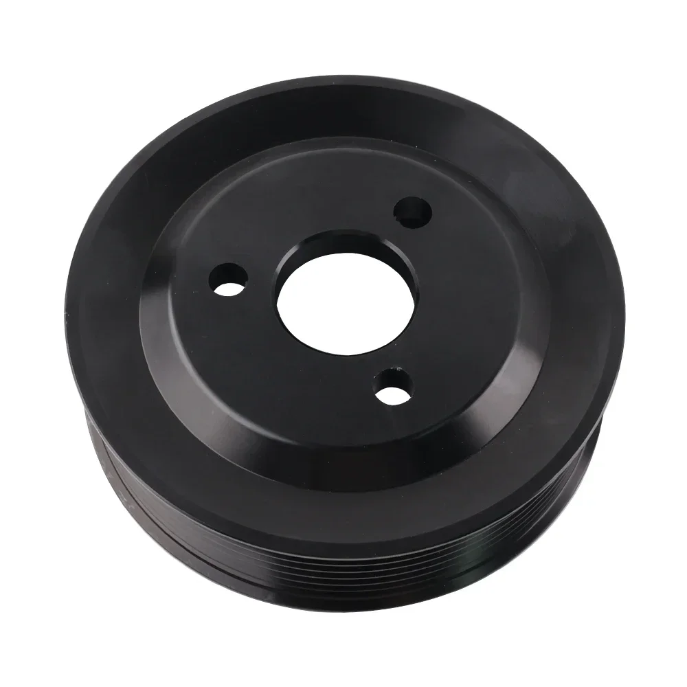 Black Aluminium Power Steering Pulley for BMW 135i/335i/335xi (E82/E88/E90/E91/E92/E93) N54 Engine | OE# 32427553955 view 5