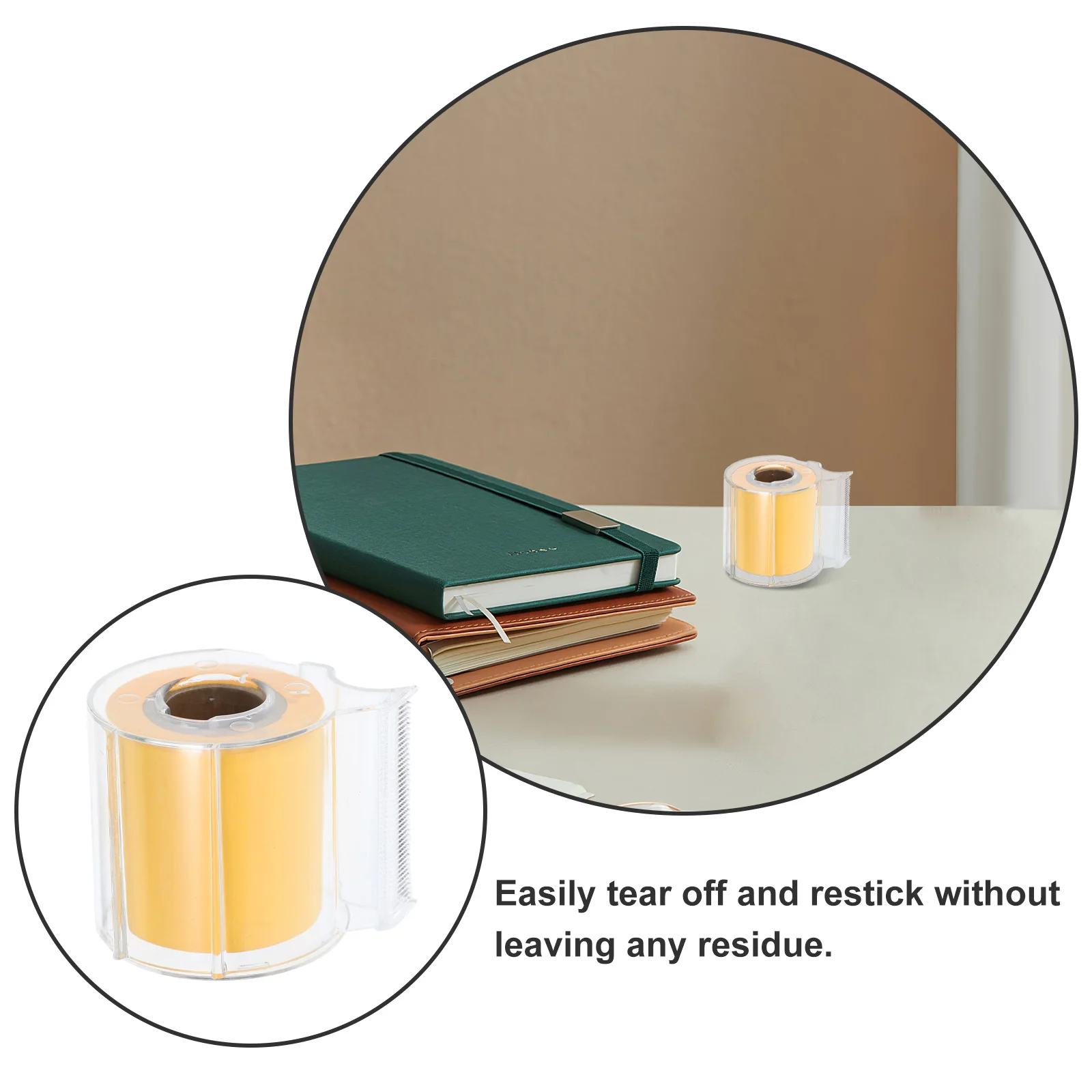 Bloc-notes multi-scénarios, 1 bande à forte tenue, Design déchirable, pour le bureau et la maison, Message décoratif