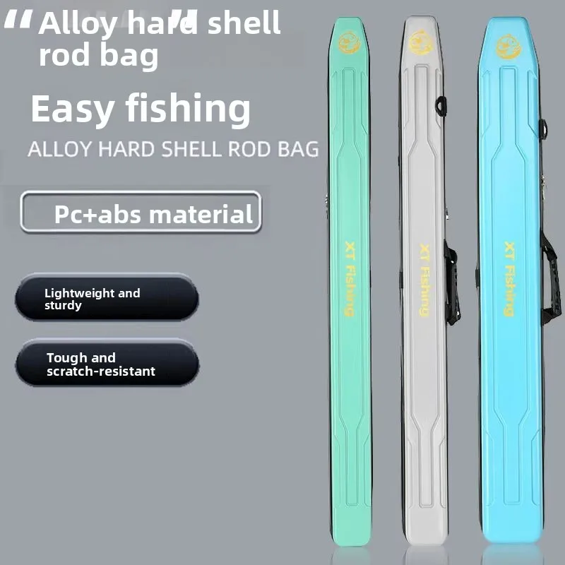 Multifunctional Fishing Rod Bag Multi Compartment Hard Shell Fishing Bag Fishing Tackle Bag Carp Fishing Fishing Rod Case