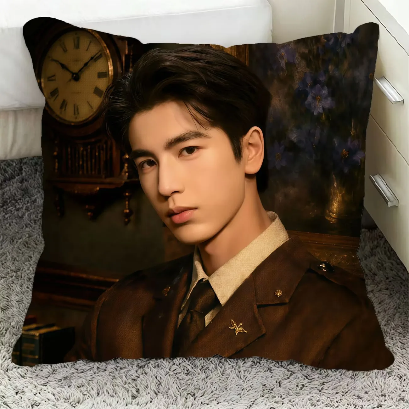 Zhang Linghe Wang Churan Photo Pillowcase TV Over Do Mu Rong Jing Yi Ren Susu Drama Stills Home Car Sofa Decor Cushion Cover