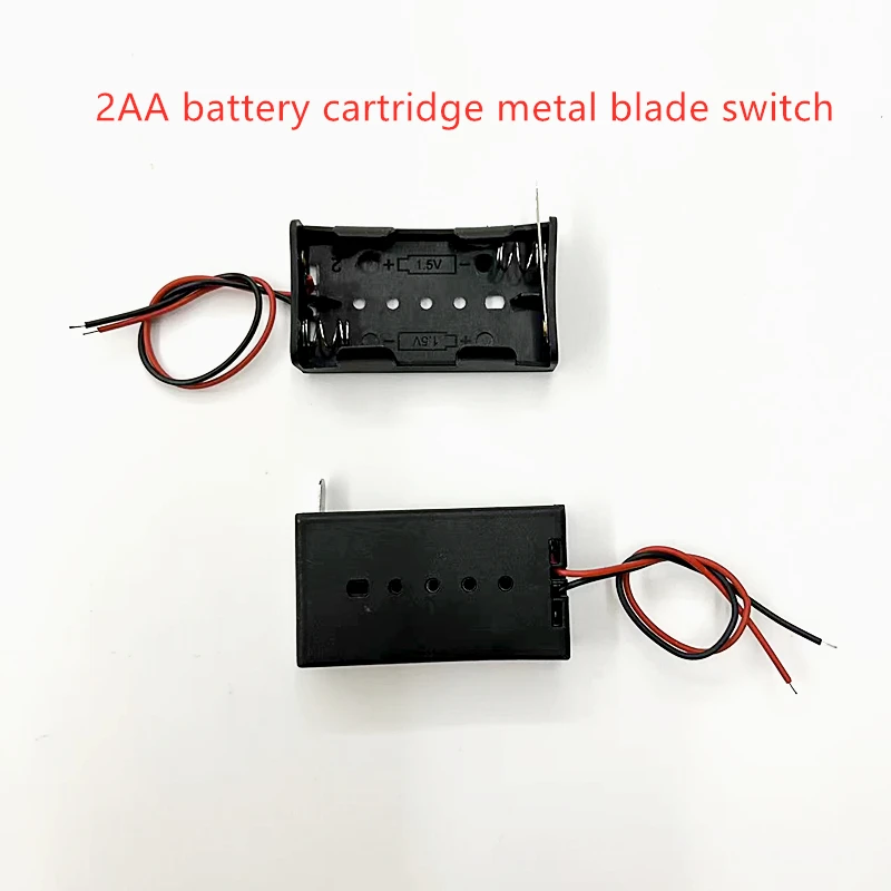 DIY Experimental Production of 2AA Battery Cartridge with Metal Sheet Knife Switch and Simple Knife Battery Holder