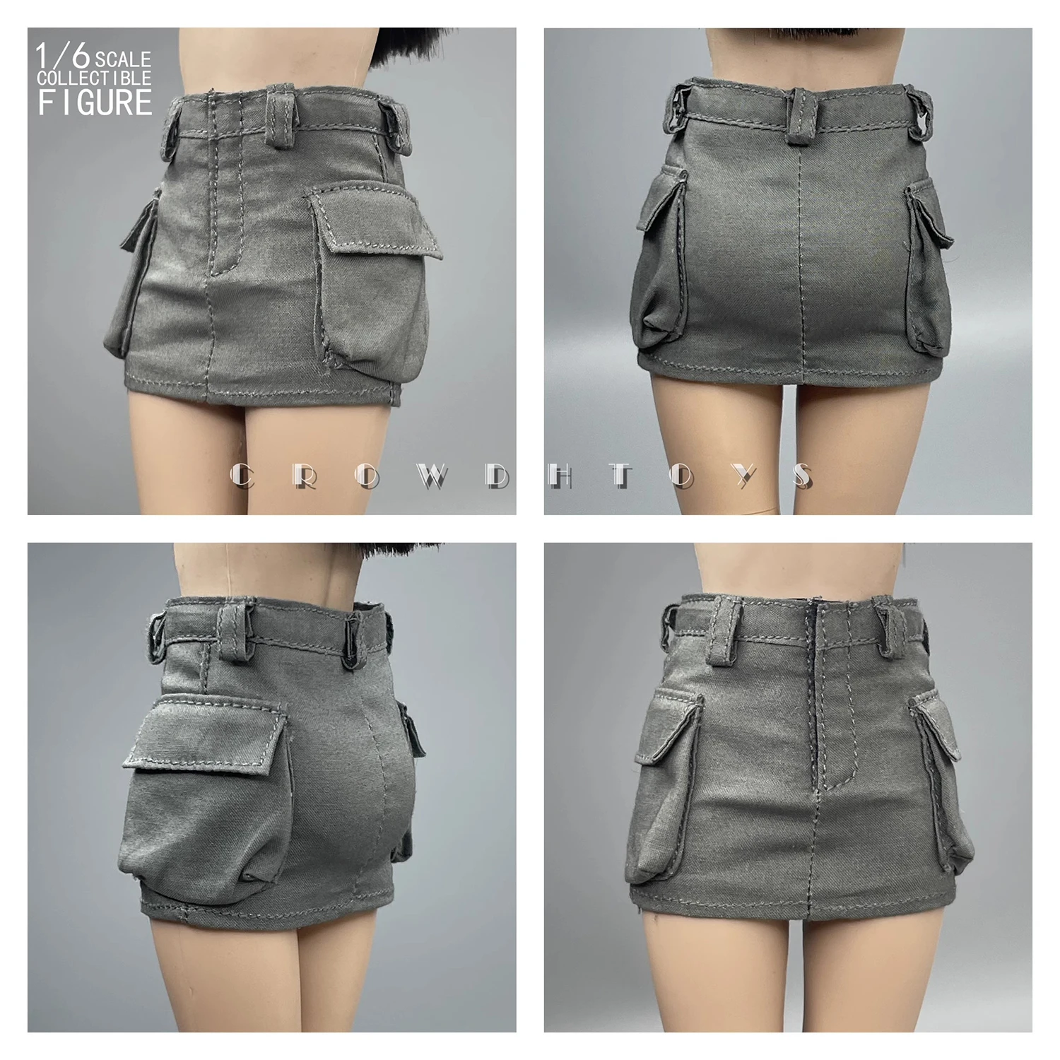 

1/6 Scale Female Workwear Short Skirt Dress Clothes Model Toys