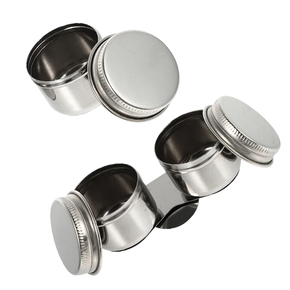 

2 pcs Stainless Steel Oil Paint Wash Barrel Brush Washing Pot Lid Portable Paint Brush Cleaner For Art Class Studio Home School