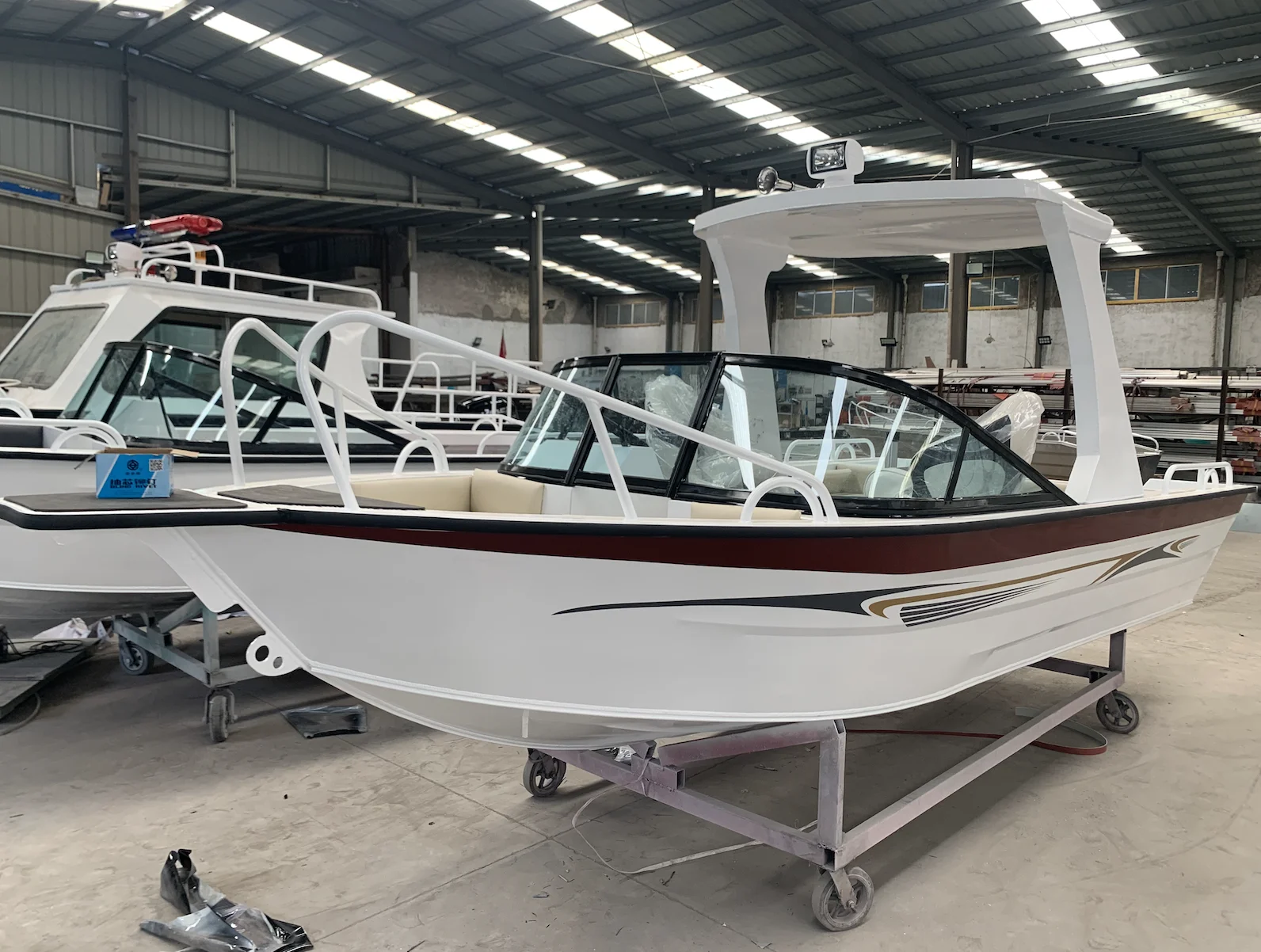 4.8m aluminum roof fishing speed boat ，Environmental leisure rescue boat