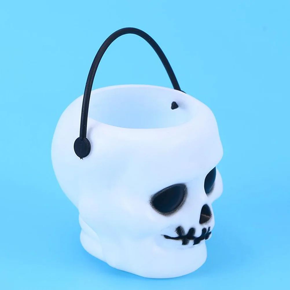 

10 Pcs Cauldron Trick Or Treat Bucket Halloween Elements Jar Plastic