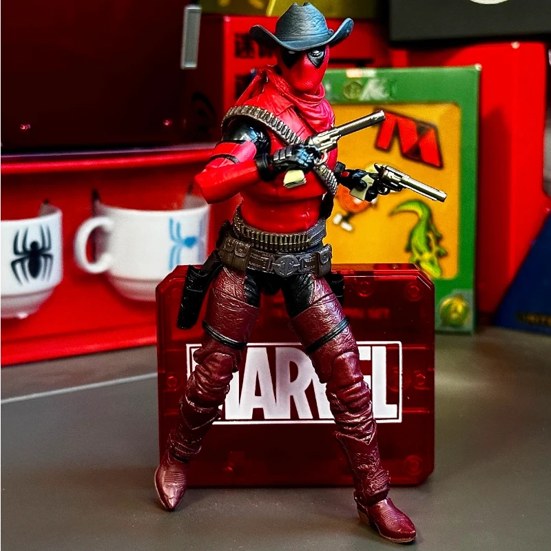 marvel-legends-series-action-figure-6-inch-model-garage-kit-cowboy-deadpool-blade-wolverine-home-decoration-gift-cool-toy