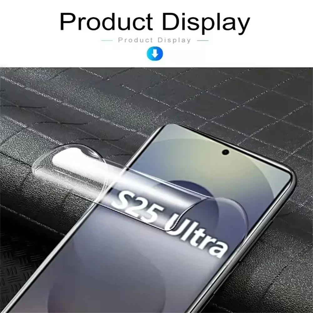 5 STKS Hydrogel Film Voor Samsung S25 S24 Ultra S23 S21 S20 FE S22 Plus Screen Protector Op Galaxy Note 20 10 Plus Ultra Niet Glas