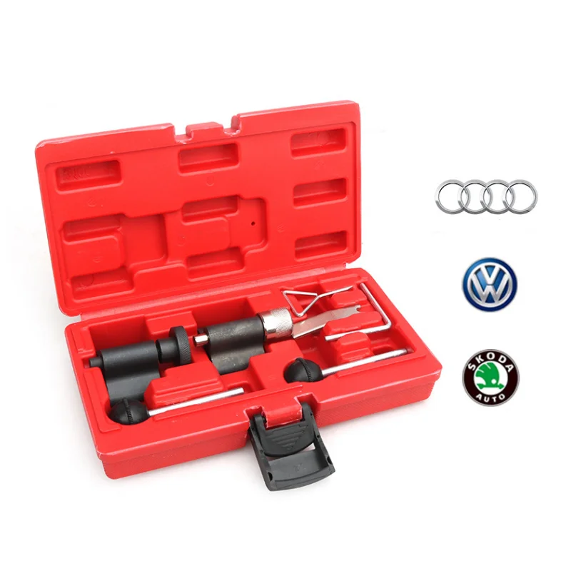 7 pcs Timing Tool Audi Common Rail Pump Nozzle Timing Belt Change Tool 1.2,1.4,1.9,2.0TDI General Diesel Engine Timing