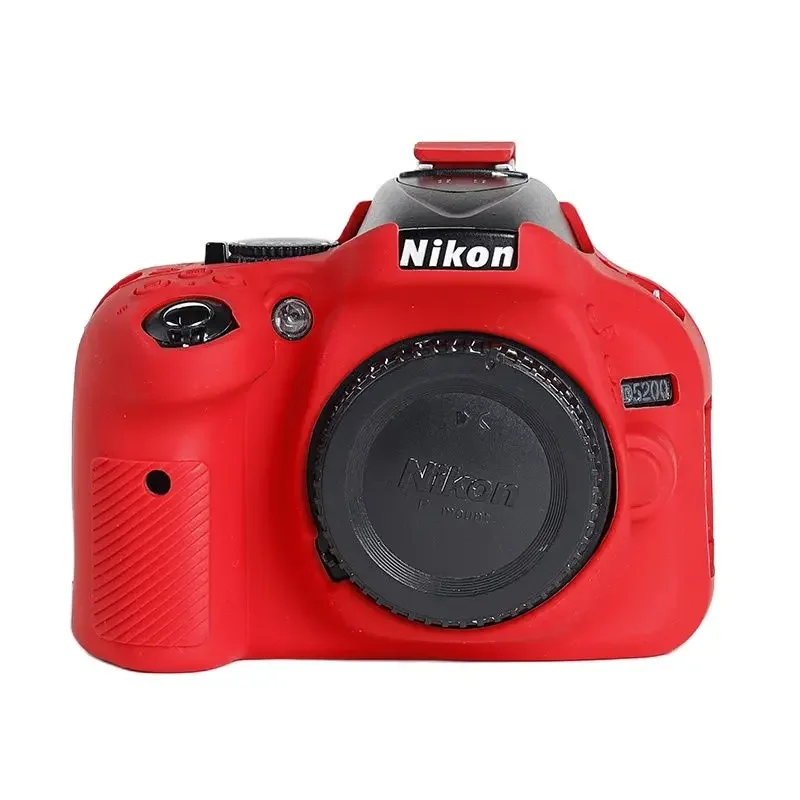 D5200 Silicone Armor Skin Camera Case Body Cover Protector For Nikon D5200 Digital Camera