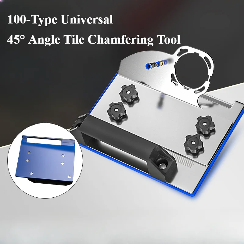 Angle Grinder Stand for Tile 45° Chamfer Cutting100 Type Universal 45° Tile Chamfering Tool Bevel Plate Bevel Chamfer Bracket