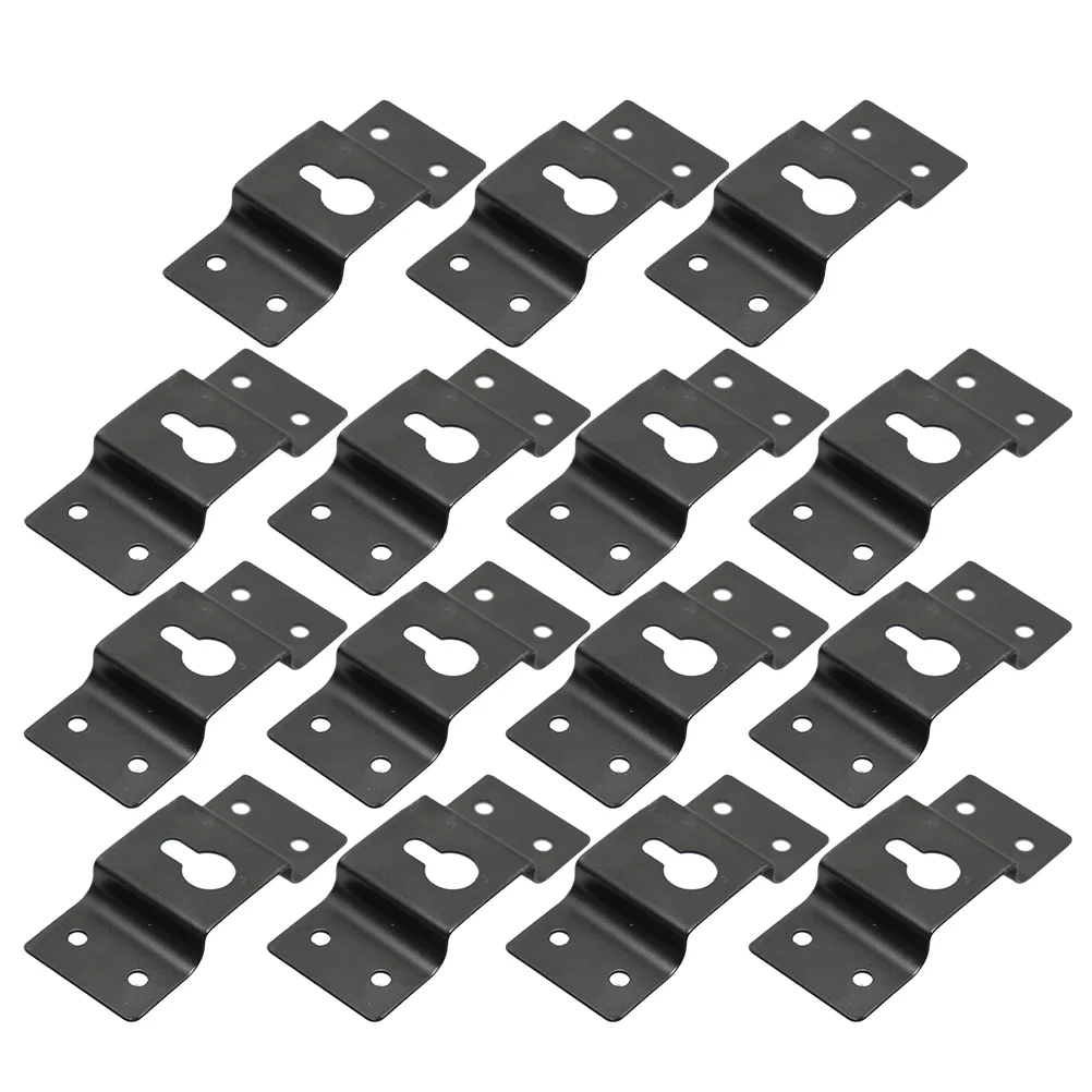 

30 PCS Hook Speaker Rear Speakers Hanger Plate for Audio Hanging Iron Connector